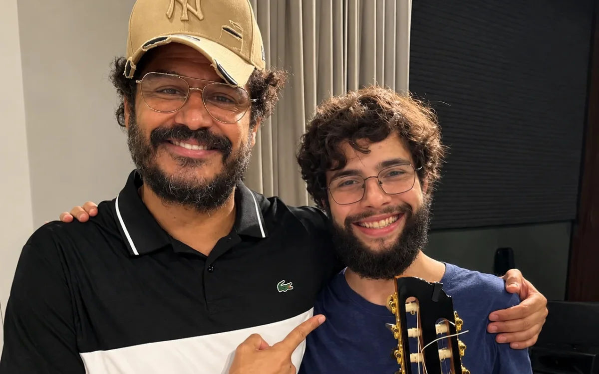 Criolo e Gabriel Amaral